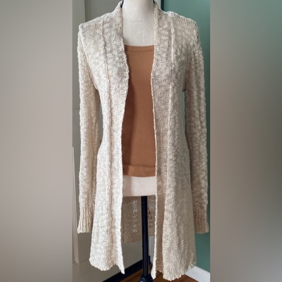 Women’s Lucky Brand  crochet open front oversized cardigan, size S - Picture 1 of 8